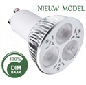 Afbeelding van 3x2WATT - GU10 - DIMBAAR vervangt 35 Watt