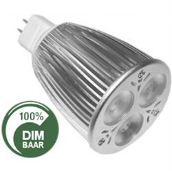 Afbeelding van 3x3WATT - MR16 - DIMBAAR vervangt 50 Watt