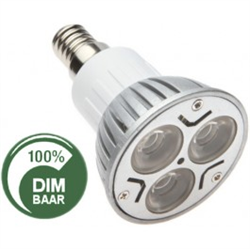 Afbeelding van E14 - 3x2 WATT - CREE LED vervangt 40Watt