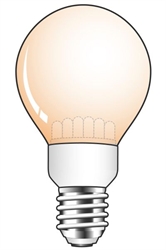 Afbeelding van Calex LED Standaardlamp 240V 2,0W E27 A55, 130 lumen Flame 30.000 uur