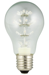 Afbeelding van Calex Pearl LED Standaardlamp 240V 1,4W E27 A60, 31-leds 90lm 2100°K