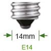 Afbeelding van categorie E14 LED lamp - Gloeilamp