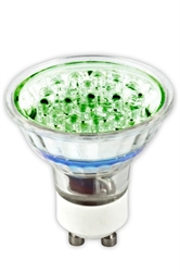 Afbeelding van Calex LED lamp GU10 21-led 240V 1,3W groen